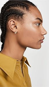 Loeffler Randall Women's Mini Flower Hoops | Amazon (US)