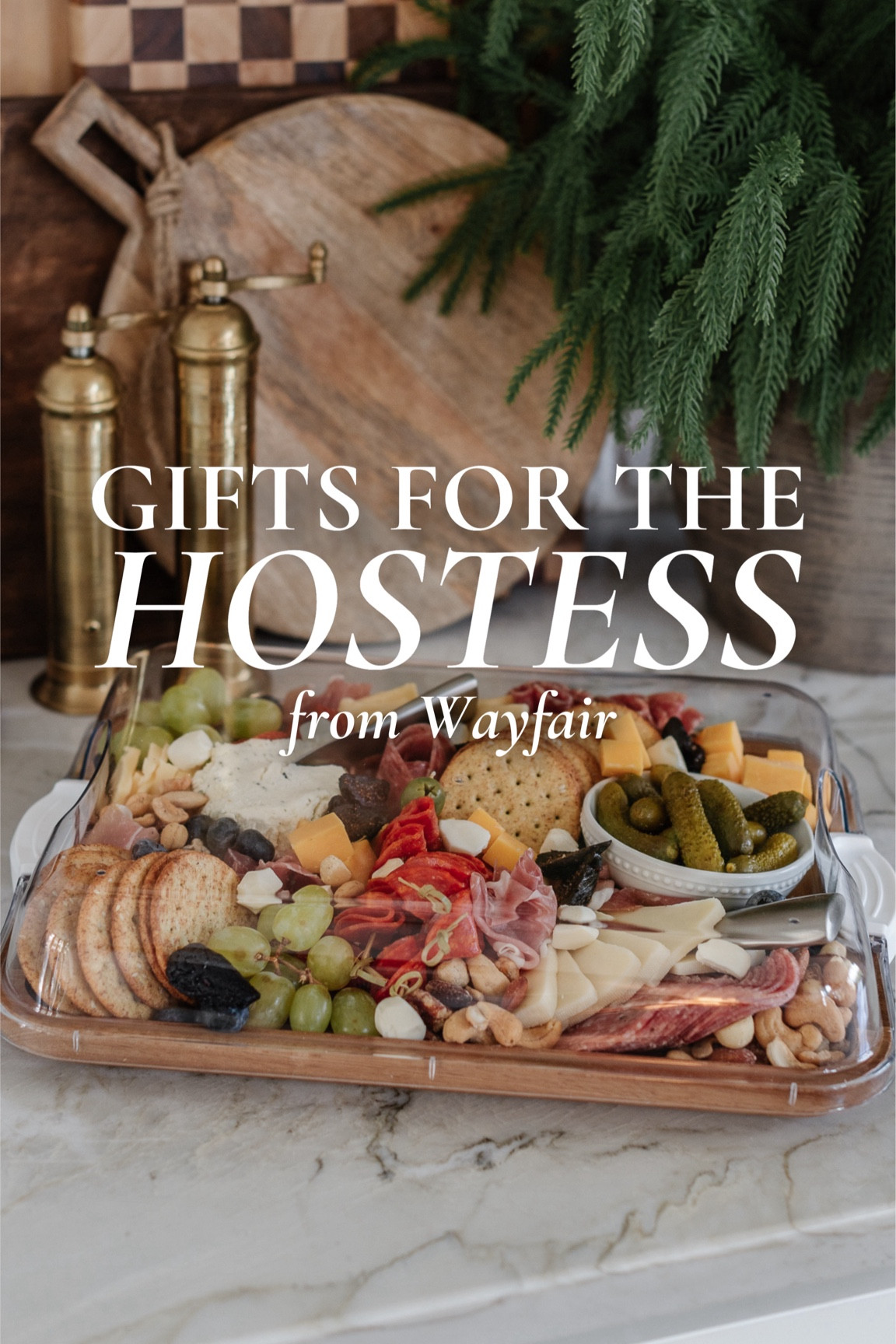  

 @Wayfair has everything you need for holiday hosting, like this pretty charcuterie board to go. This would also make an amazing hostess gift or for that person on your list who has everything. 

#Wayfair #WayfairPartner #OnlyAtWayfair
