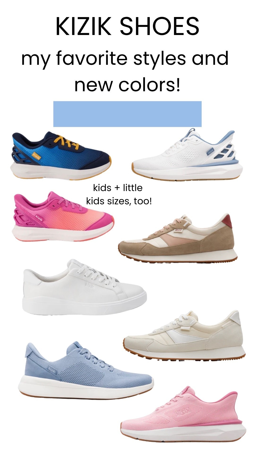 Kizik shoes! My favorite styles and new colors all linked!

#LTKSeasonal #LTKmomlife #LTKootd