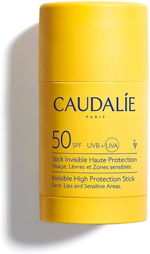 Caudalie Invisible High Protection Stick SPF50, Water-Resistant Face Sunscreen Stick for Face, Li... | Amazon (UK)