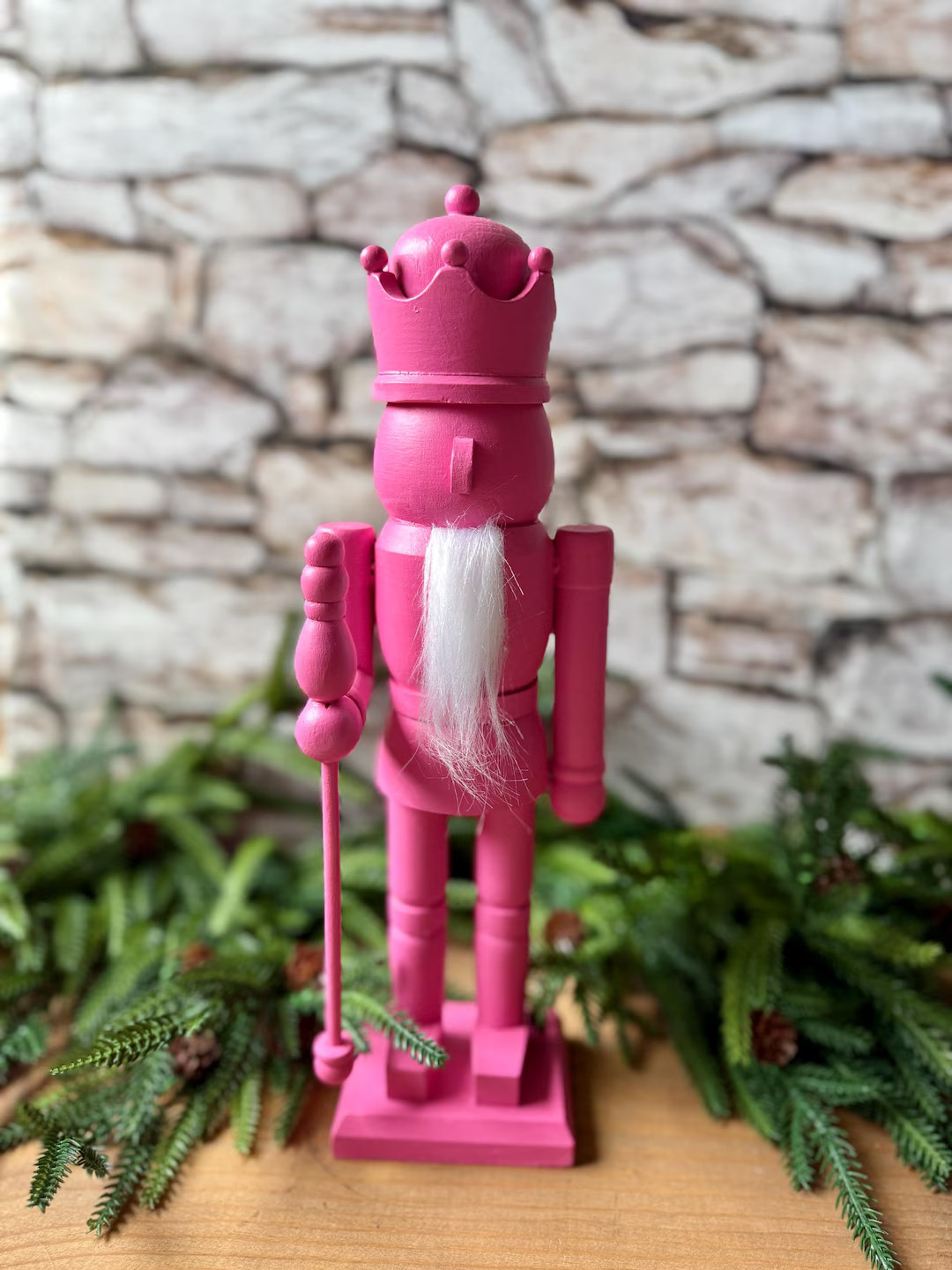 Hand Painted Colorful Nutcracker Pink - Etsy | Etsy (US)