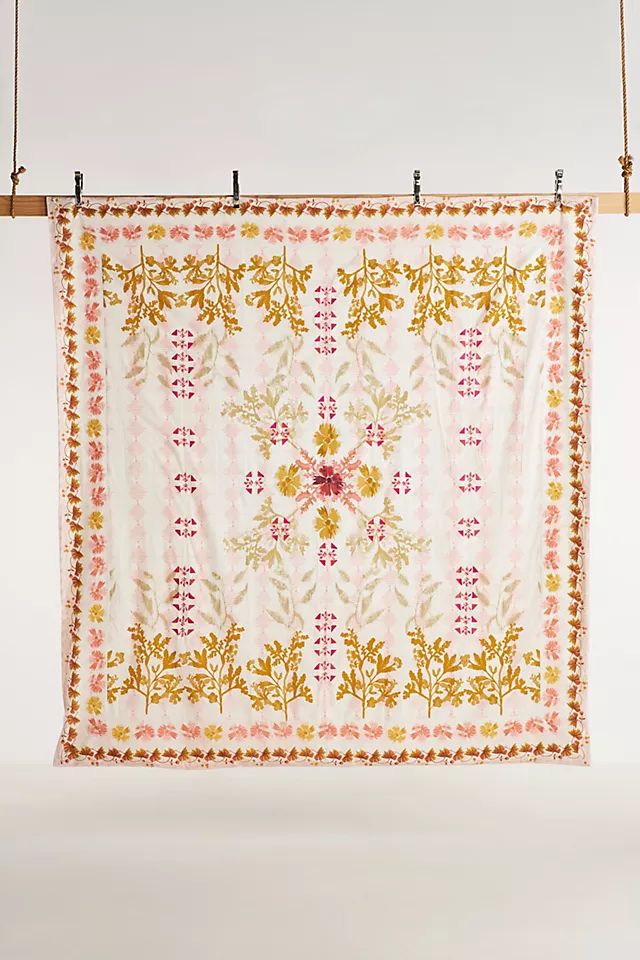 Embroidered Eleni Duvet Cover | Anthropologie (US)