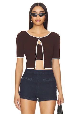 MAJORELLE Amy Cardi Set in brown from Revolve.com | Revolve Clothing (Global)