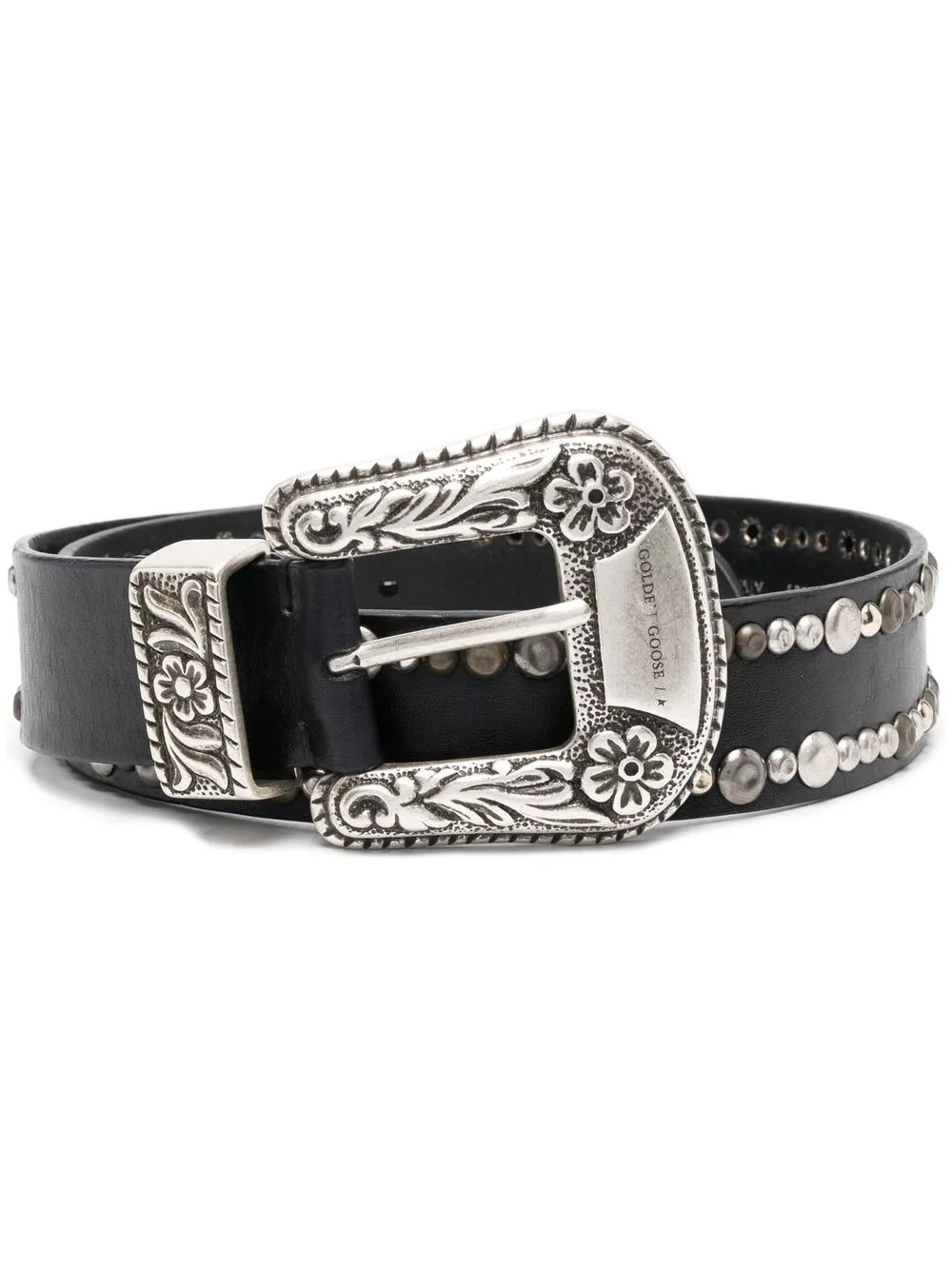 leather decorative-buckle belt | Farfetch Global