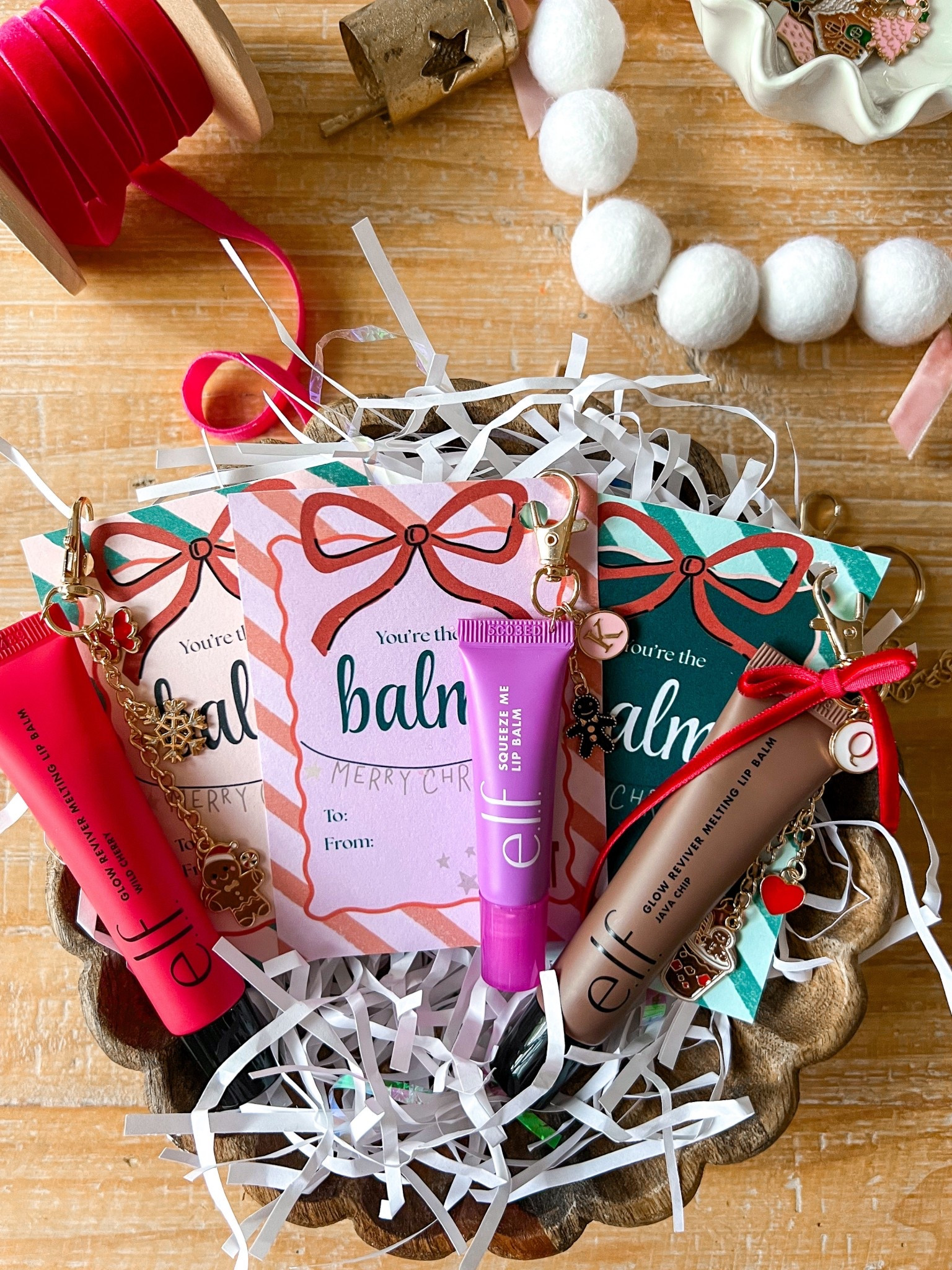 Lip gloss keychain gifts with free printables! 

#LTKHoliday #LTKSeasonal #LTKGiftGuide