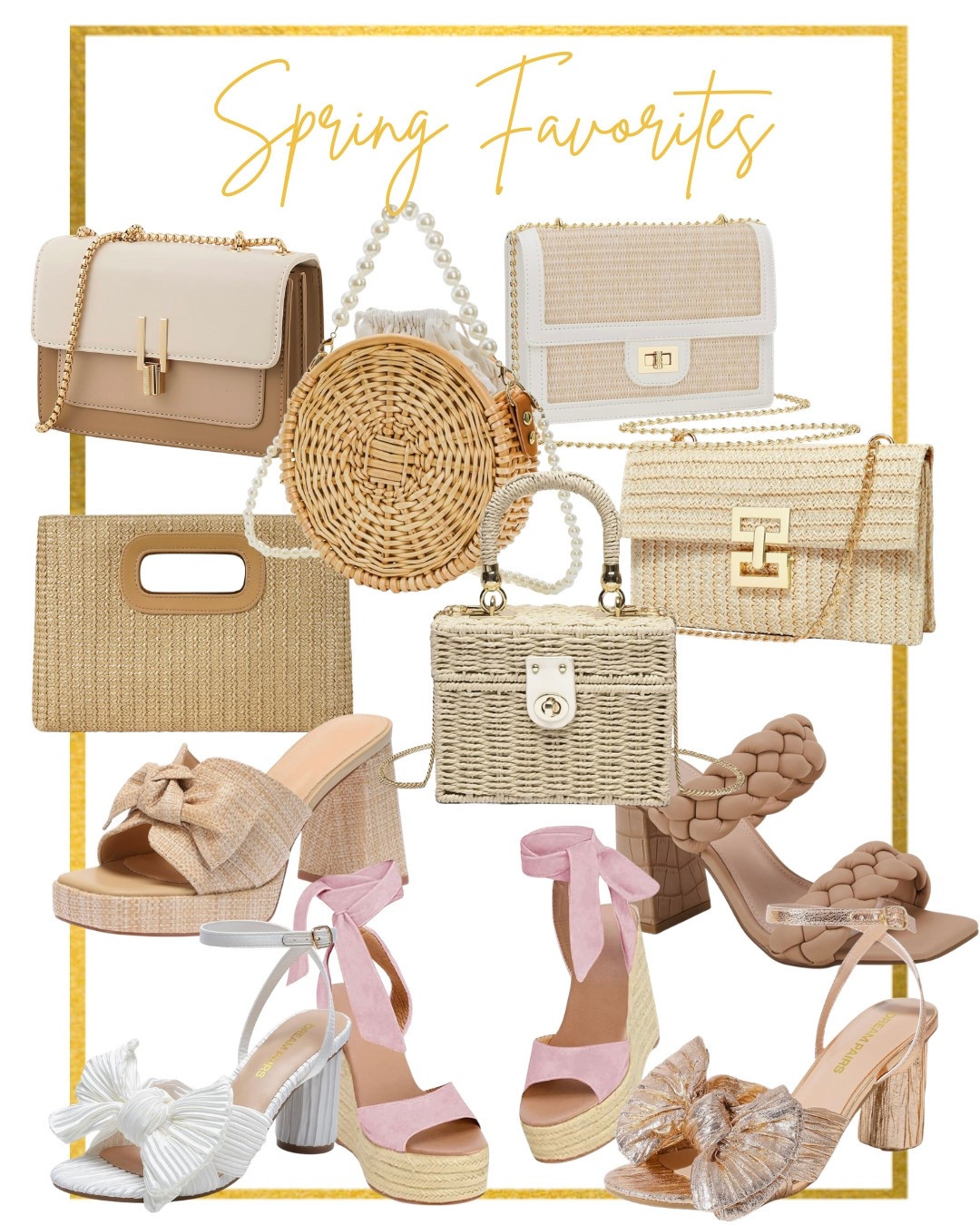 Spring Accessories 🌸
Spring Purses 
Spring Shoes 

#Springaccessories #Easteraccessories