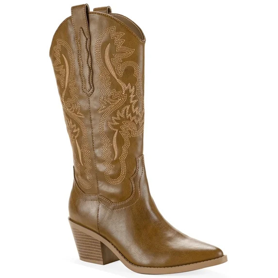 Celebrity Pink's Womens Banxy Cowboy Boots | Walmart (US)