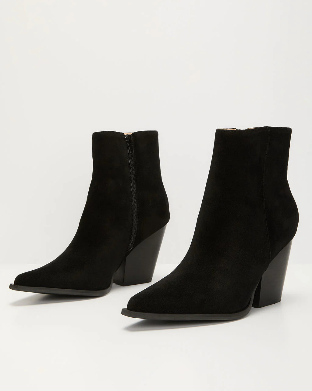 Rowyn Faux Suede Heeled Bootie | VICI