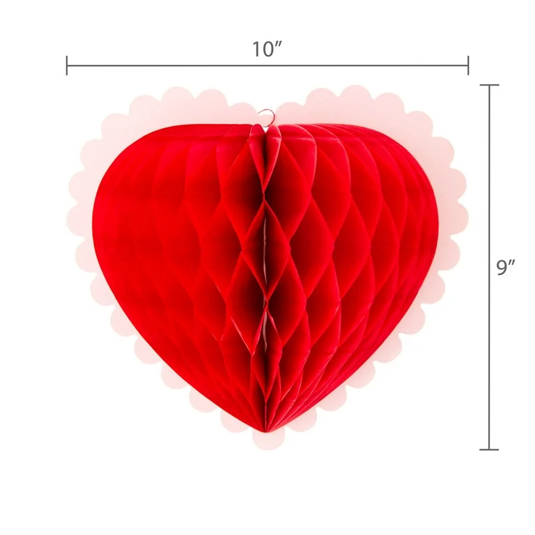 Heart Danglers, Red and Pink, 3 Count, Valentine's Day by Way To Celebrate | Walmart (US)