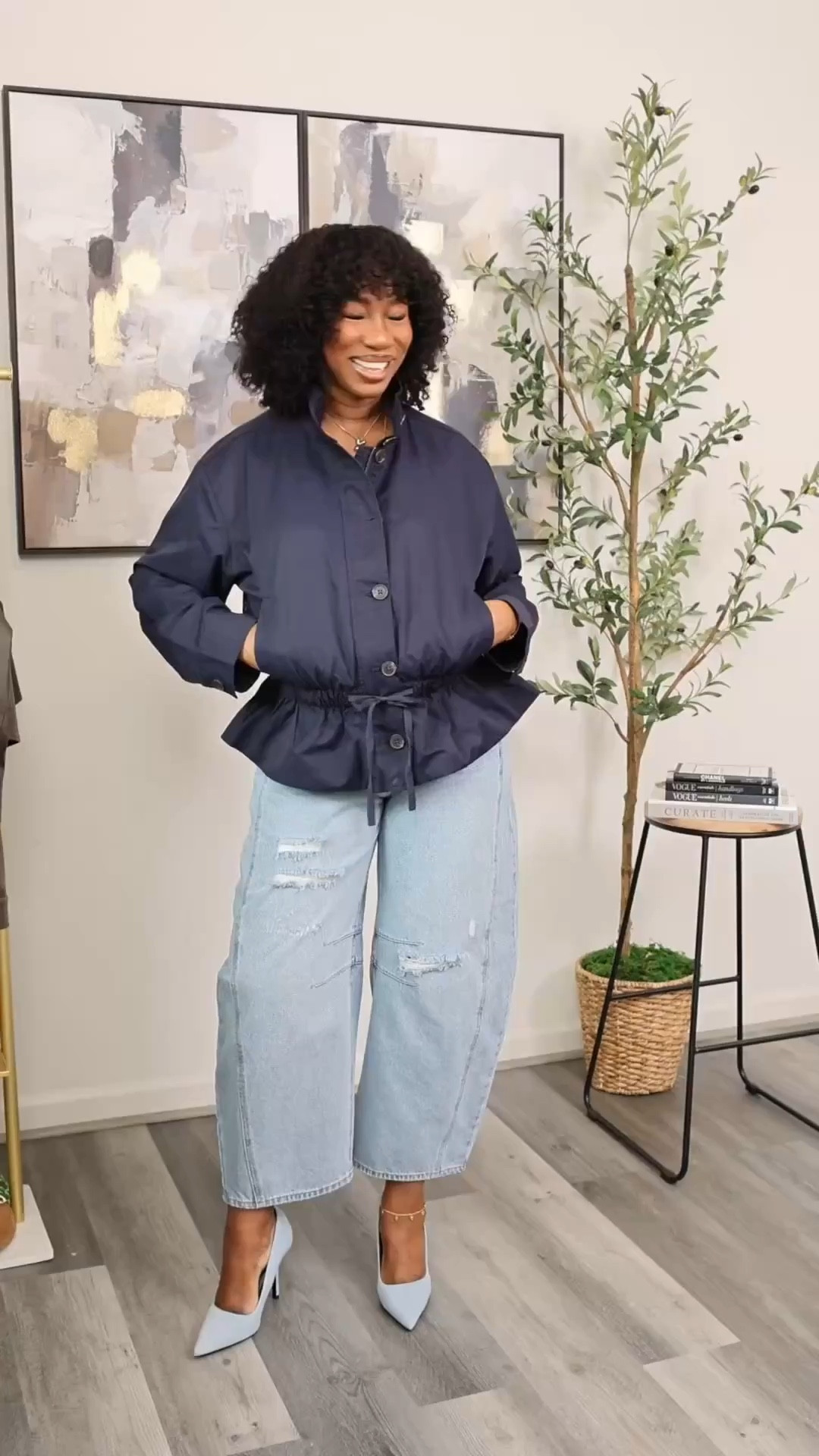 Easy spring transition outfit… Love this monochromatic look. 
Size large jacket
Size 12 jeans


#LTKootd #LTKSeasonal #LTKBump