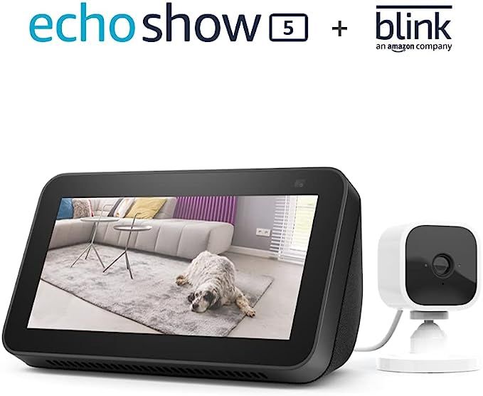 All-new Echo Show 5 (2nd Gen, 2021 release) - Charcoal bundle with Blink Mini | Amazon (US)