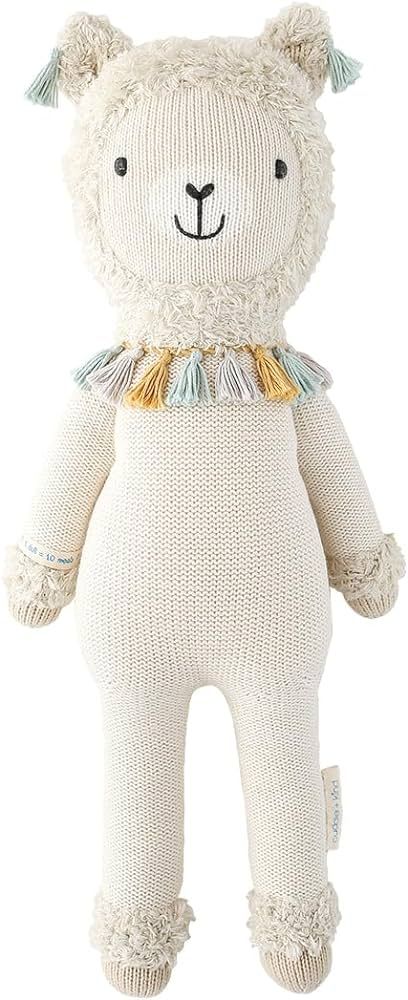 cuddle + kind Lucas The Llama Little 13" Hand-Knit Doll – 1 Doll = 10 Meals, Fair Trade, Heirlo... | Amazon (US)