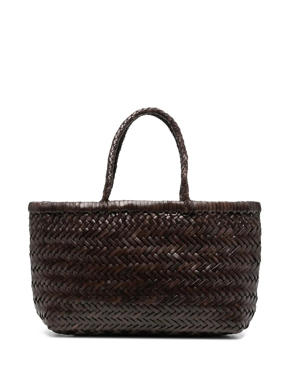 DRAGON DIFFUSION Interwoven Leather Tote Bag | Brown | FARFETCH | Farfetch Global