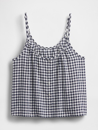 Linen-Blend Swing Cami | Gap (CA)