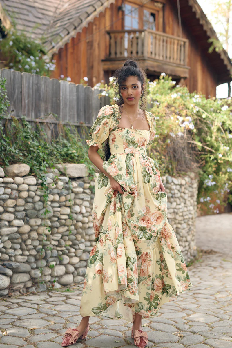 The Butter Rose Terrace Gown | Selkie Collection