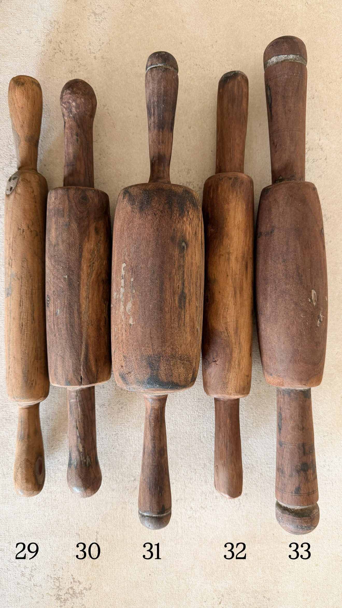 Vintage Found Chapati Roller, Large | Cottage and Key