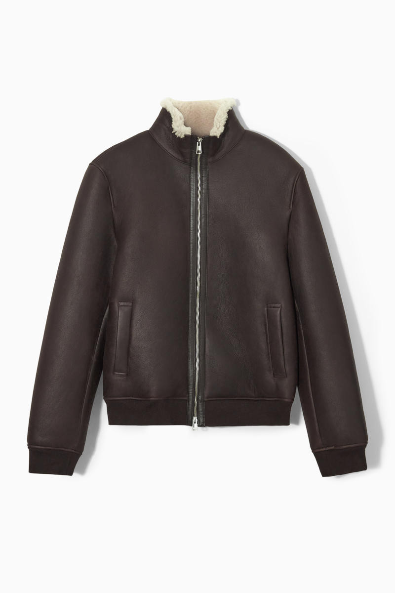 Bomberjacke Mit Futter Aus Lammfell | COS (EU)