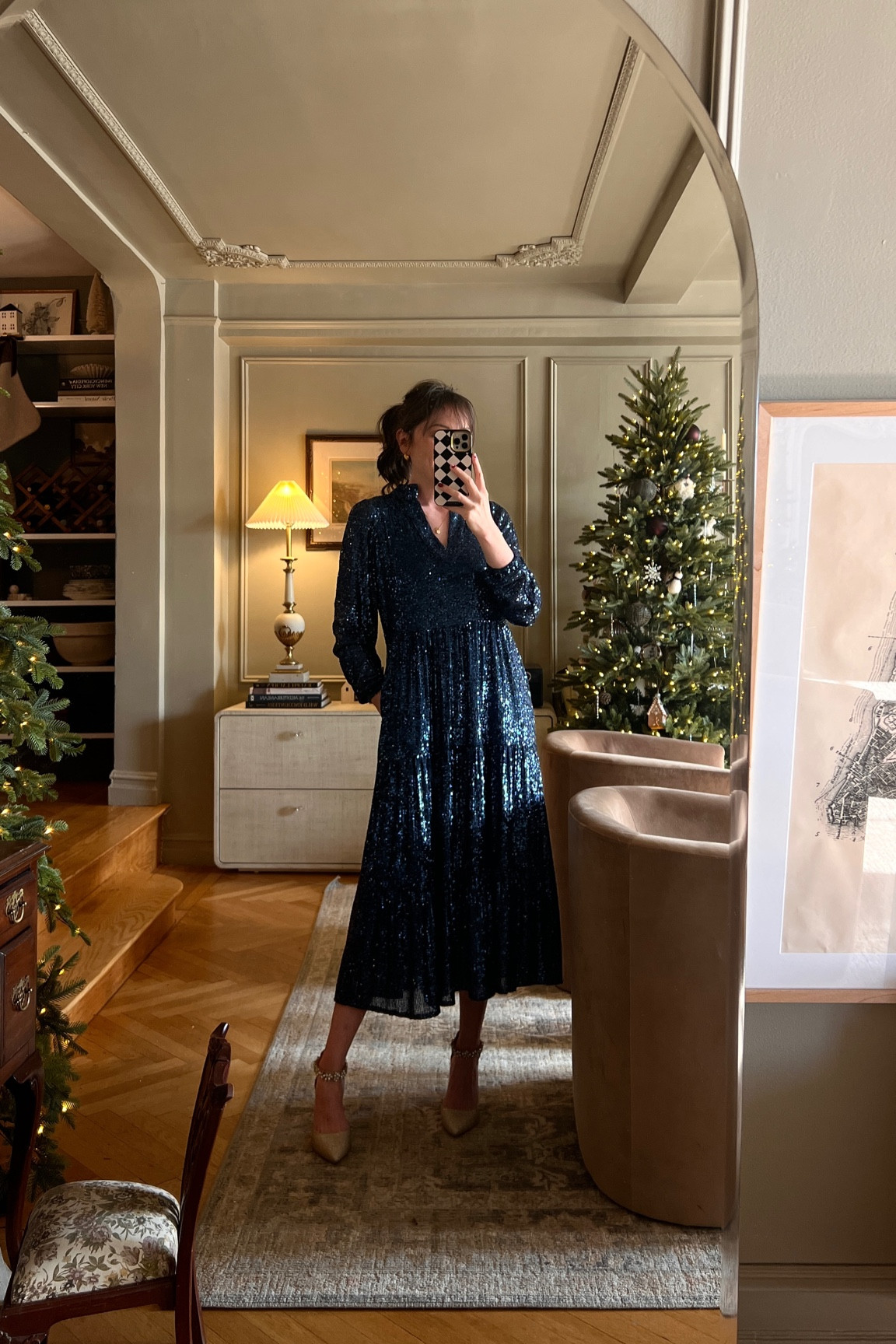 Sequin midi dress in size XS 

#LTKSeasonal #LTKHoliday