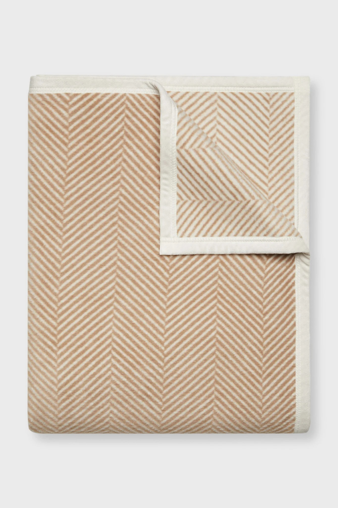 Harborview Herringbone Tan Blanket | Tuckernuck (US)