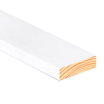 RELIABILT 1-in x 4-in x 8-ft Primed S4S Spruce pine fir Common Softwood Board Lowes.com | Lowe's