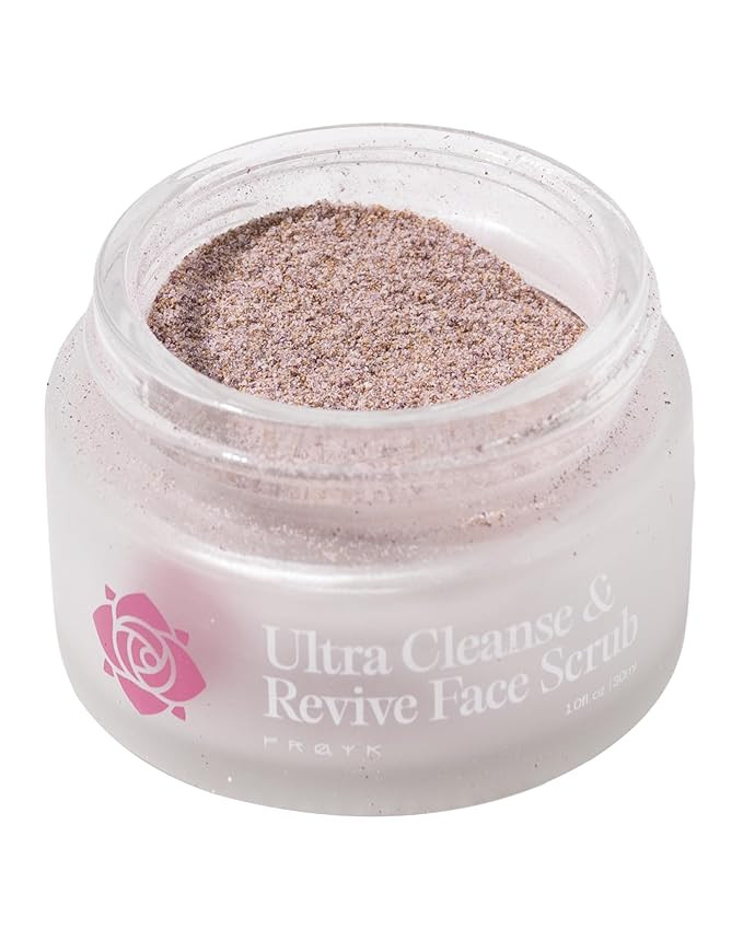 Frøya Organics Ultra Cleanse & Revive Face Scrub | Gentle Exfoliating Powder Cleanser with Arcti... | Amazon (US)