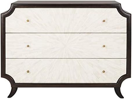 Safavieh Couture Home Alina Dark Walnut and Natural Wood 3-drawer Dresser | Amazon (US)