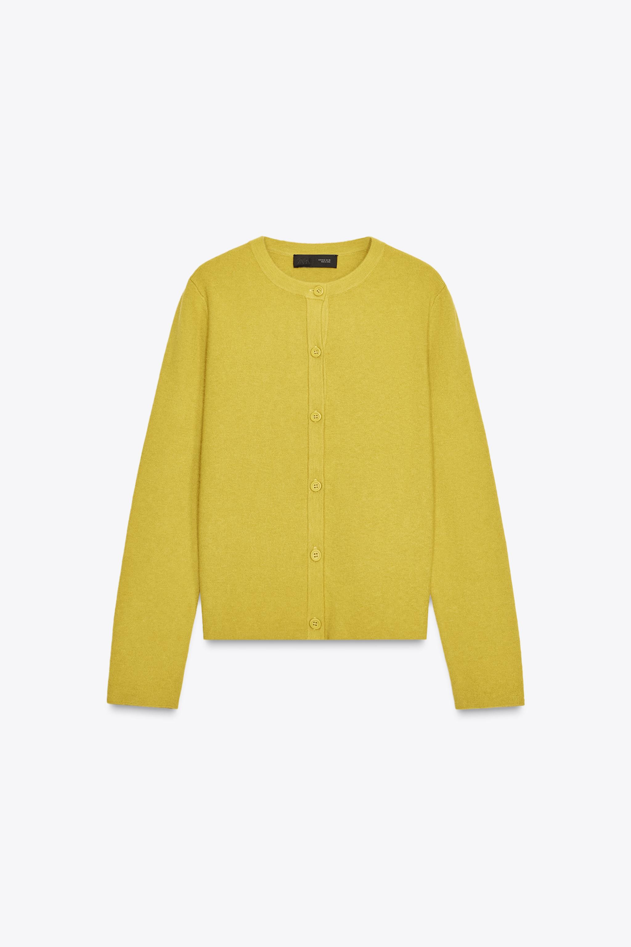 BASIC KNIT BUTTON CARDIGAN | Zara US