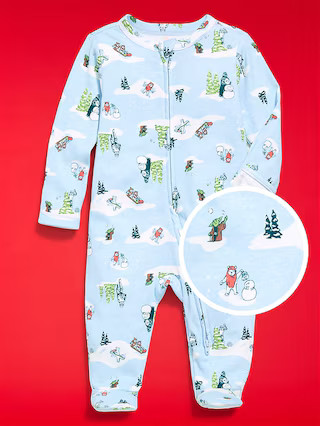 Old Navy x Star Wars Snug-Fit 2-Way-Zip Footed One-Piece for Baby | Old Navy (US)