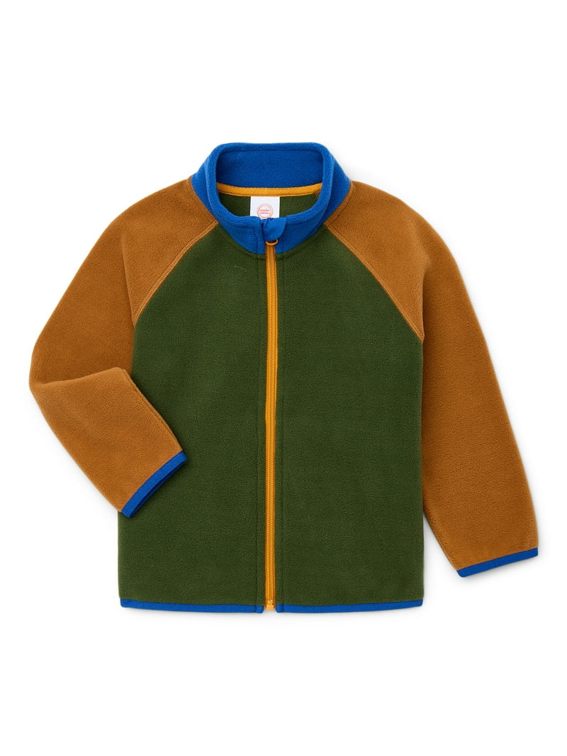 Wonder Nation Baby and Toddler Microfleece Jacket, Size 12M-5T | Walmart (US)