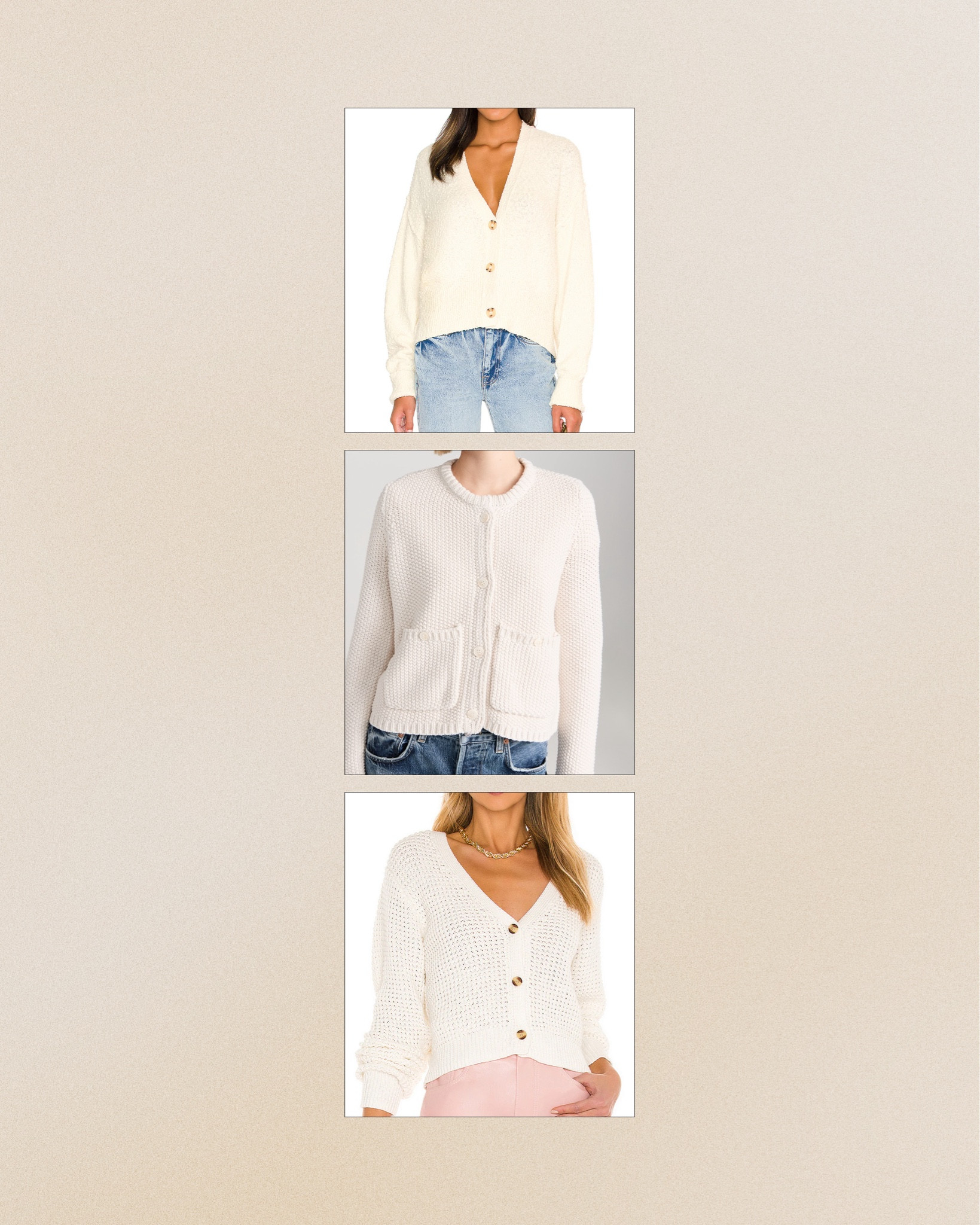 Easy white summer cardigans 🤍