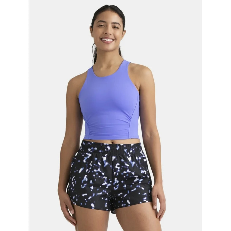 Avia Women's SoftSculpt Ruched Sports Bra, Sizes XS-XXXL | Walmart (US)