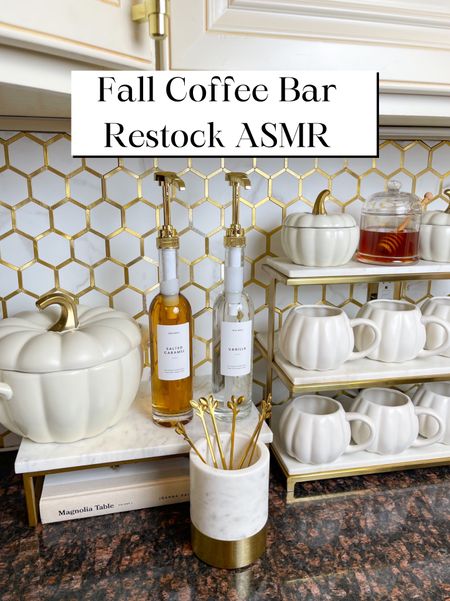Fall Coffee bar restock and decor! Shop this post below and follow @Make It With Micah on all socials for more! 

Fall decor. Coffee bar 