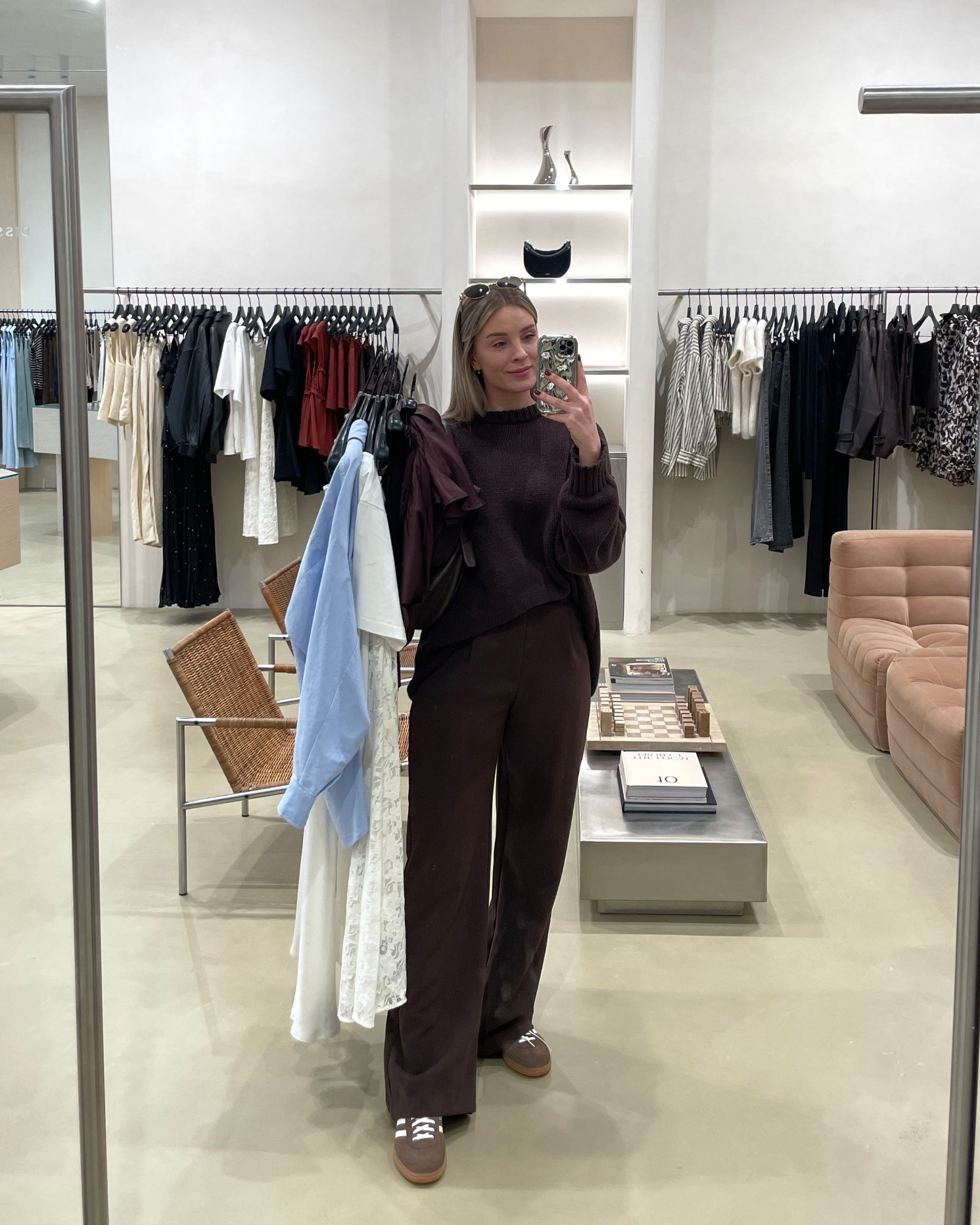 In dissh trying on dissh while wearing a full dissh outfit already 😅🤎 

#LTKaustralia #LTKspring #LTKworkwear