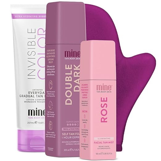 MineTan Self Tan Bundles | Full Body Bronze Kit, Get Sun-Kissed, Streak-Free Results with Applica... | Amazon (US)
