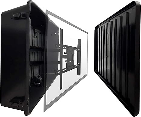 Storm Shell Outdoor TV Hard Cover Weatherproof Protection for Television - Mounts Right on The Wa... | Amazon (US)