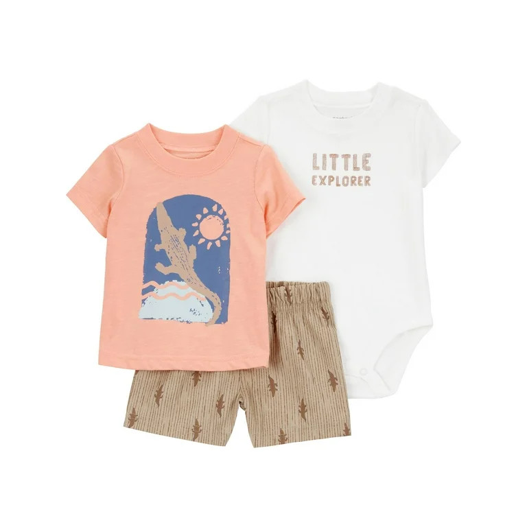 Carter's Child of Mine Baby Boy Outfit Set, 3-Piece, Sizes 0/3-24 Months | Walmart (US)