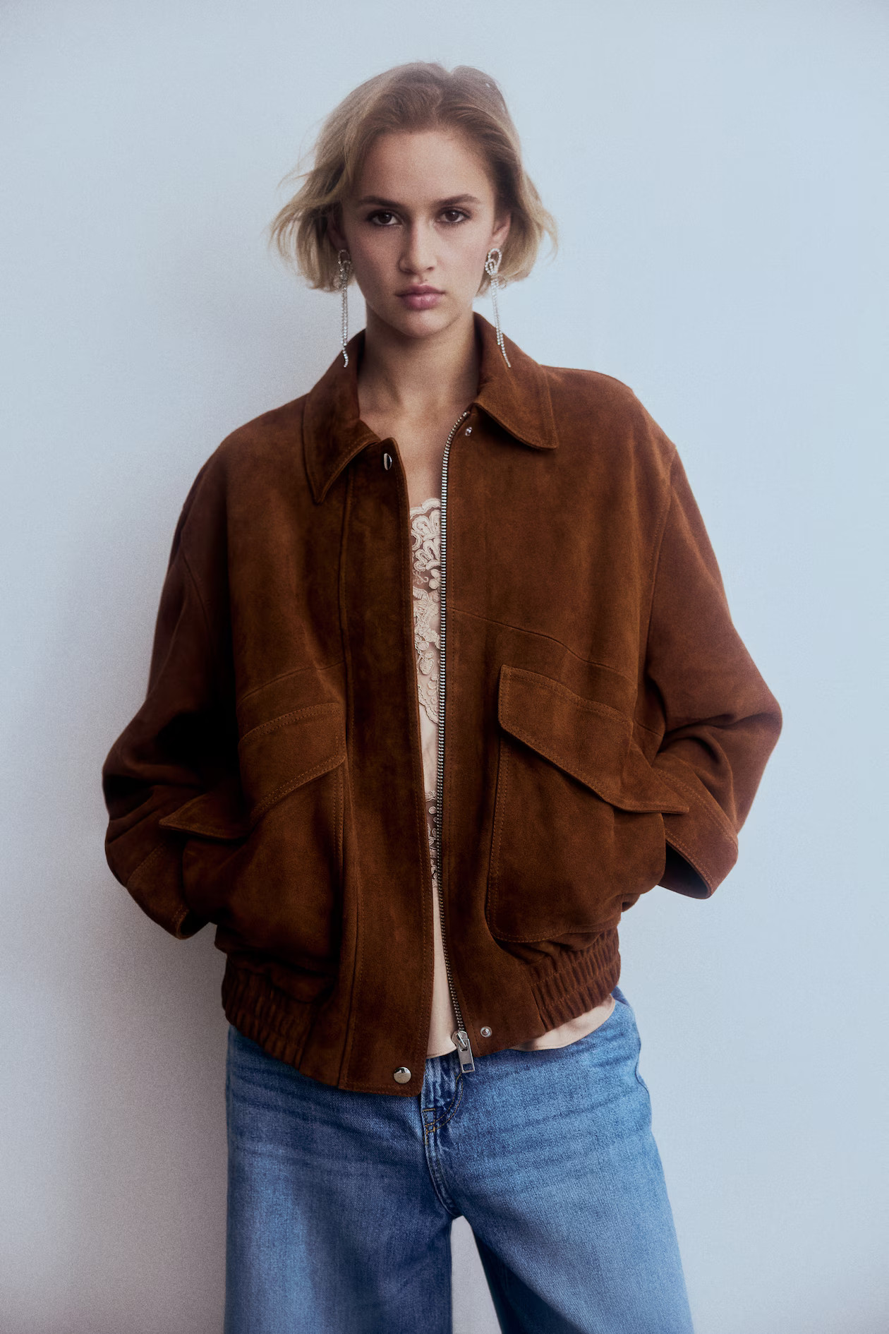 Suede jacket | H&M (FR, IT, ES, PT, BE)