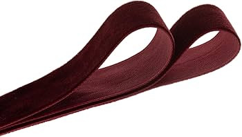 Vintage Burgundy Velvet Ribbon, 1 Inch X 25Yd | Amazon (US)