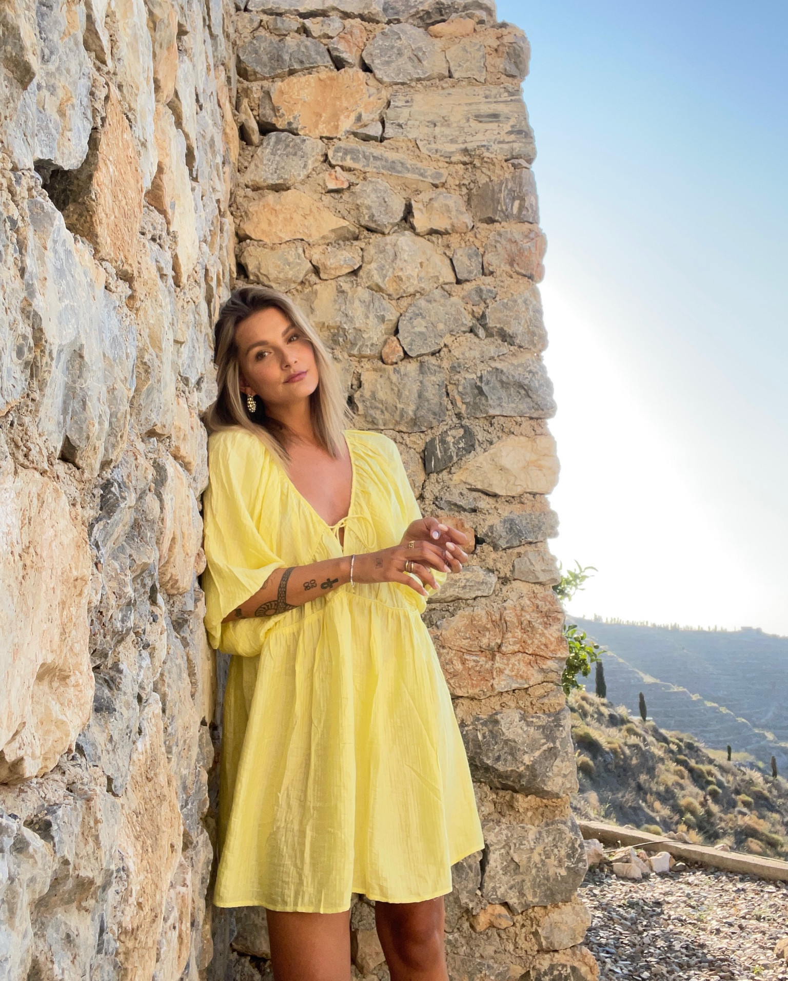 dieses kleid 🥹💛 ich trage größe M 