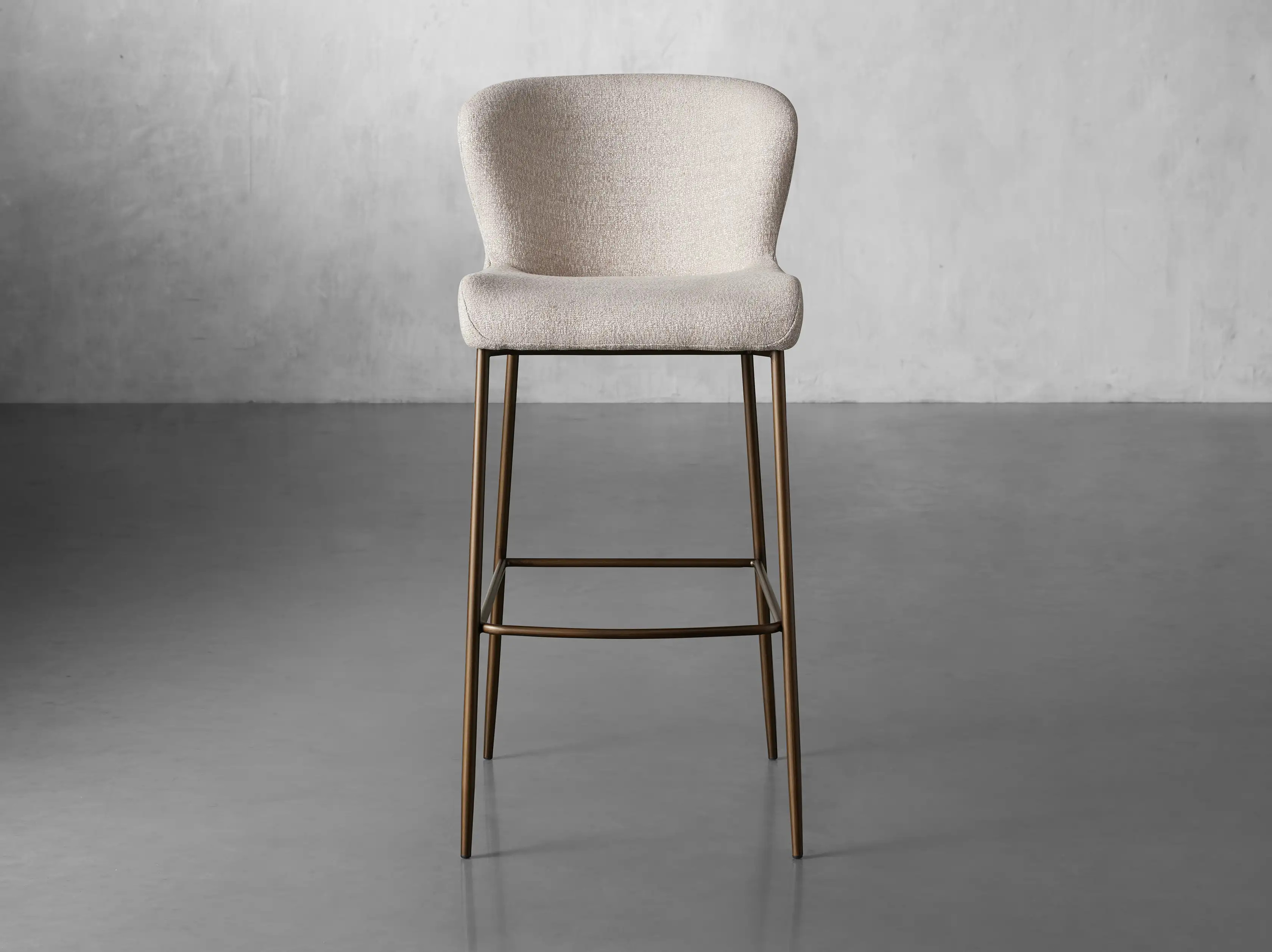 Kirsten Stool in Nona Linen | Arhaus