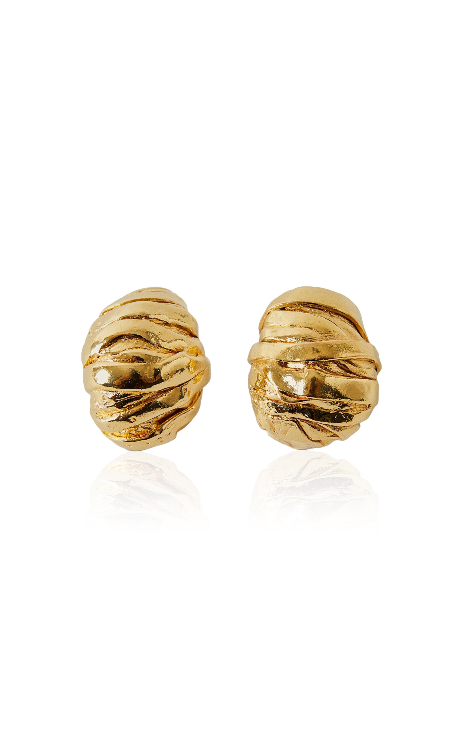Juno 18k Gold-Plated Earrings | Moda Operandi (Global)