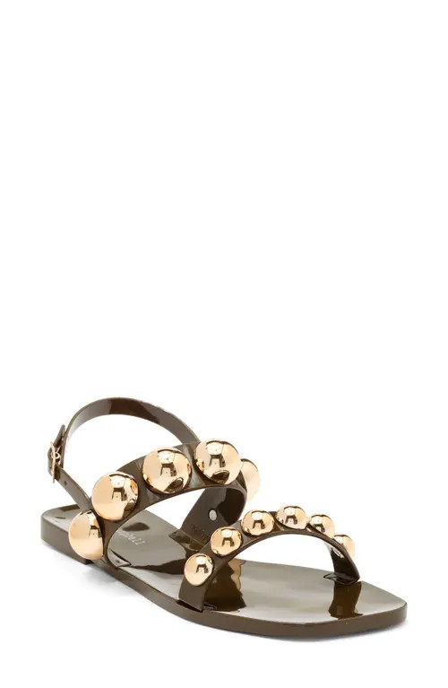 Jeffrey Campbell Gum-Drop Jelly Sandal in Khaki Gold at Nordstrom, Size 8 | Nordstrom