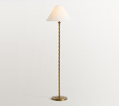 Harper Twisted Metal Floor Lamp (59") | Pottery Barn (US)