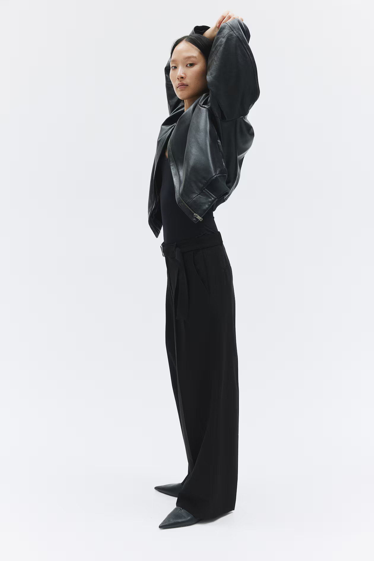 Wide Pants with Belt | H&M (US + CA)