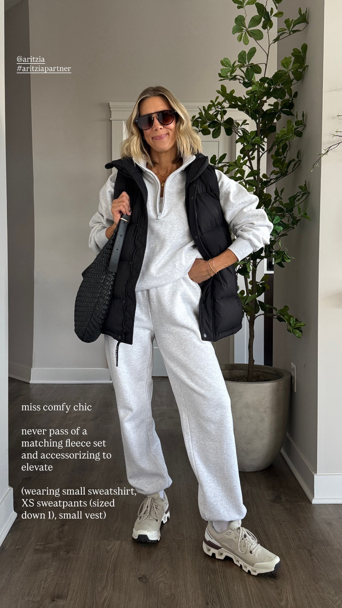 Wearing XS sweatpants, small sweatshirt, small puffer vest

@aritzia #aritziapartner #ad #liketkit

#LTKFindsUnder100 #LTKStyleTip #LTKOver40