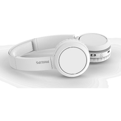 PHILIPS Wireless On-Ear Headphones, Bluetooth 5.0, 29H Playtime, Quick Charge, Foldable, Lightweight, Built-in Mic, Deep Bass White | Target