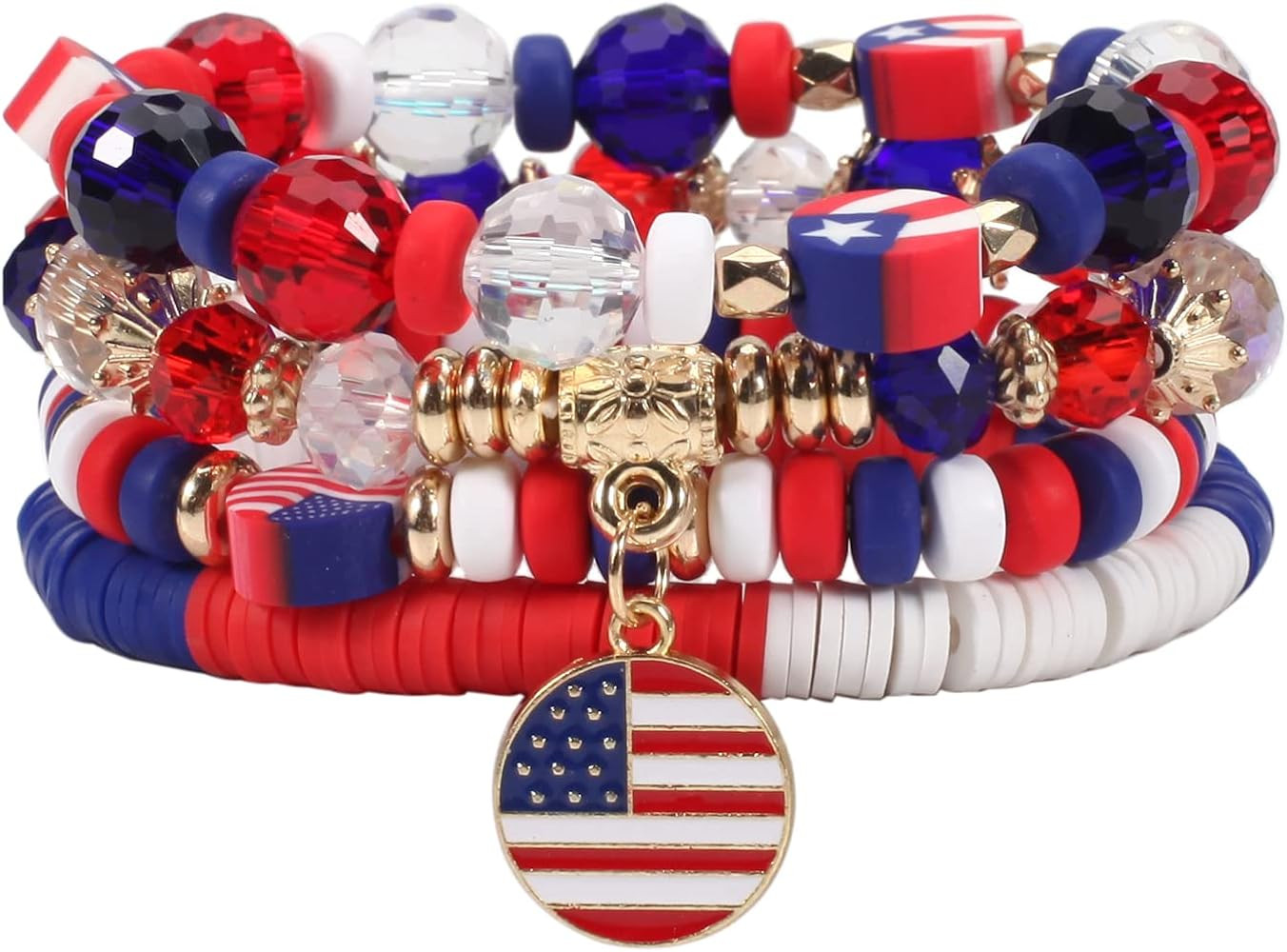 Ardorchid 6 Set Bohemian Stretch Bracelet for Women Girls Stackable Multilayered Beads Chain Brac... | Amazon (US)