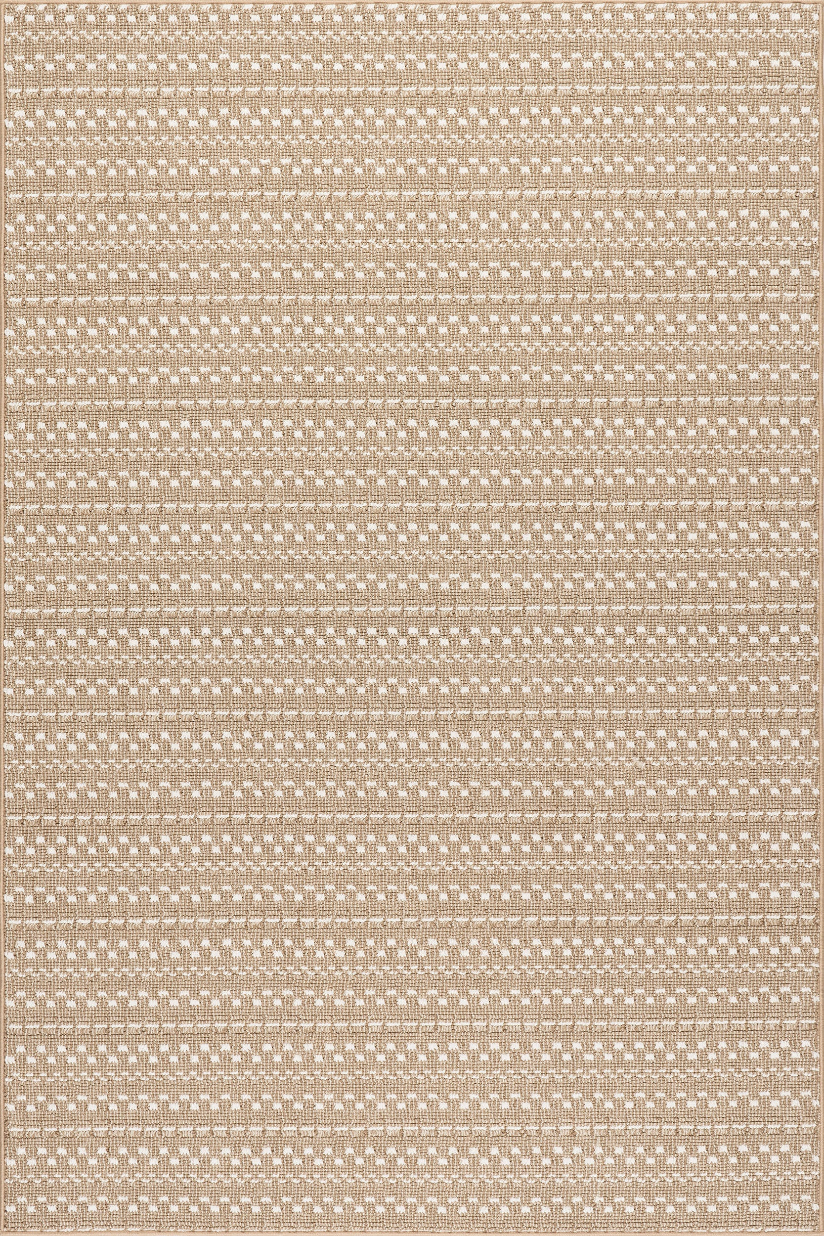 Neutral Surfrider Indoor/Outdoor 6' 7"" x 9' rug | Rugs USA