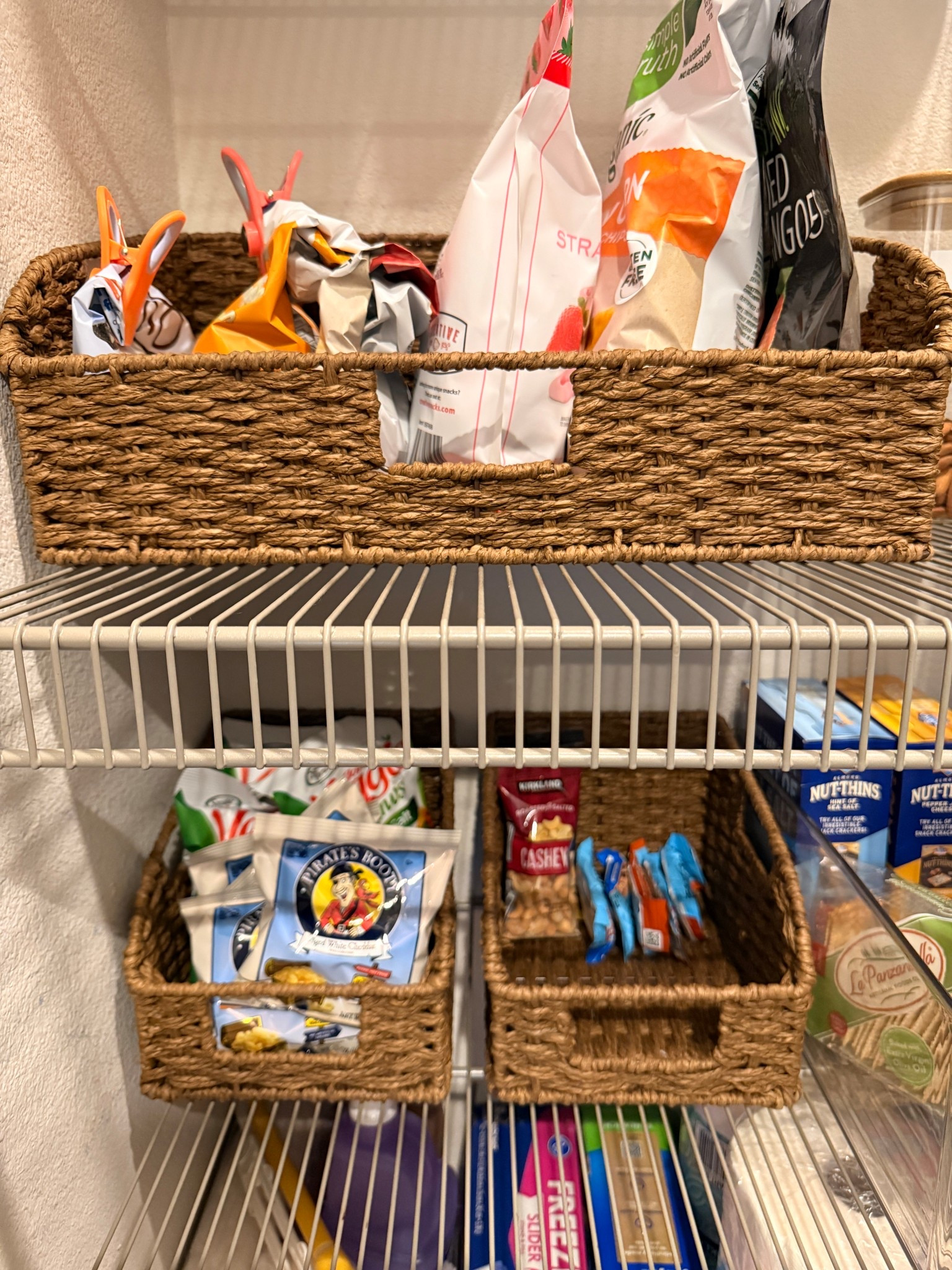 Pantry food storage baskets. Kitchen organization. 

#LTKHome