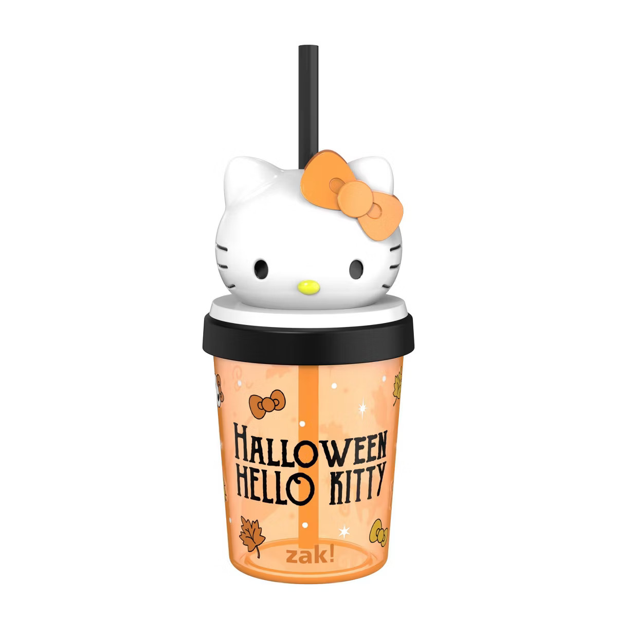 Zak Designs 13 fl oz Super Sipper Hello Kitty Polypropylene Tumbler White/Orange | Target